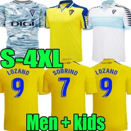 3xl 4xl 23 24 25 Cadiz Home Away Soccer Jerseys Cadiz CF 2024 2024 Lozano Alex Bodiger Juan Cala Camiseta Ascenso A Liga Santander de Carnaval Men Kids Football Shirts