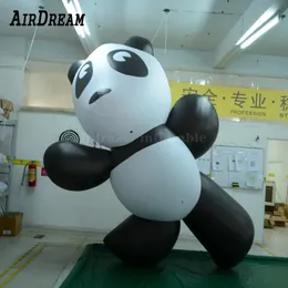 Prezzo di fabbrica all'ingrosso Custom Custom 19,7 piedi di altezza gonfiabile Panda Giant Cartoon Ballion per pubblicità, evento 001