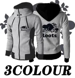 MEN039S Hoodies Sweatshirts EST Moda Kış Giyim Kökleri Yüksek Boyun Fermuar Uzun Kollu Soğuk Düzeltme Sıcak Baskı H4524641