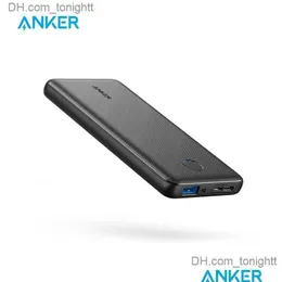 Банки питания сотового телефона Anker 313 Bank 10000MAH Батарея портативная пакет PowerBank с высокоскоростной зарядкой Poweriq Внешние батареи Q23 OTJN7