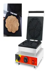 Uso commerciale Electric Love Heart a forma di waffle Maker 110V 220V Cartoon Waffle Heart Machine Baker Feeping Pan9758000