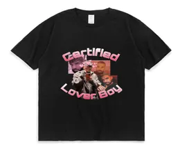 Certified Lover Boy Album T Shirt Men's Clothing Hip Hop Rapper Boys T Shirt Unisex Lil Baby Tees 2206103389123