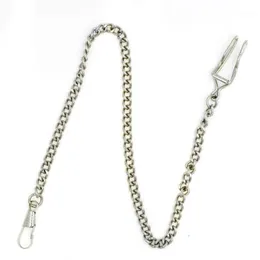 Pocket Watch Chain Wholesale-10pcs Mycket 34 cm Classic Bronze Tone Plated Accessories B0041 320M