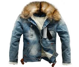 Drop 2018 New Men Jeans Jacket und Coats Denim Dicker warmer Winter -Outwear S4XL LBZ21 S1910198376641