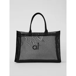 AL Yoga bag Fitness SHEER TOTE BAG Large Pocket Beach Easy to Carry Handbag Quick Drying Shower Storage Bag Mesh Multi functional