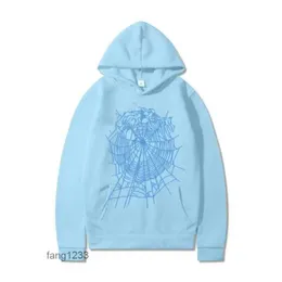 MENS OCH HOUDIES Sweatshirts Sweatpants Fashion 555 Sky Blue High Angel Number Puff Piss Printing Graphic Spiders Web {Kategori}