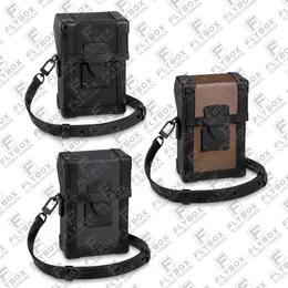 M82070 M82077 Duo dikey gövde çantaları messenger çanta çapraz omuz çantası erkek moda lüks lüks çanta çanta tote en kaliteli çanta hızlı teslimat