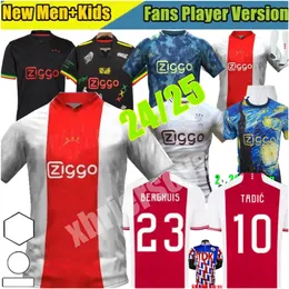 24 25 Akpom Soccer Jerseys 4xl Brobbey Bergwijn Taylor Berghuis Tadic Henderson Bergwun Marley Cruyff Lucca 2023 2024 2025 Football Shirts Men Kids Kids kit fans