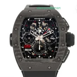 Richamills Watches RM Tourbillon Na ręce Richamills Mens Automatyczny zegarek mechaniczny 427x50 mm luksusowe męskie zegarek luksusowe podwójne strefy strefowe męskie zegarek rm 110