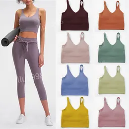 2024 NEW women Sports Yoga Bra Sexy Tank Top Tight Yoga Vest With Chest Pad No Buttery Soft Athletic Fitness Clothe Custom