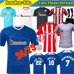 2023 2024 Bilbao Club Football Soccer Trikot 23 24 25 Athletic Ander Herrera Williams Herrrera Muniain I.Martinez Berenguer Simon O Sancet Men Kids Football Shirt 4xl