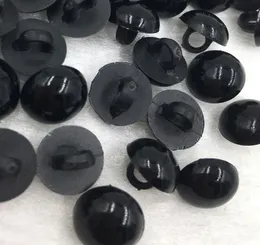 500pcs 10mm Acrylic Mushroom Black Shank Buttons Plastic Decorative Button Negro DIY Sewing Eye For Dolls Toy Eyes PT1337272375