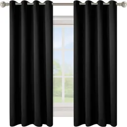 Mäßige Vorhänge für Wohnzimmer High Shaing Curtain90% für Blackout Schlafzimmer Vorhang dicke Jalousien Drapes Tür 240517