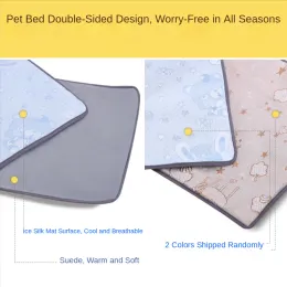 New Cat Dog Kennel Portable Folding Pet Tent Removable and Washable Sofa Nest Small Semi-enclosed Yurt Pet Mat Casa De Perro