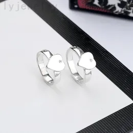 Designer ring for woman love rings designer for women anillos plated gold silver heart shape wedding rings for men stylish classical letters zl207