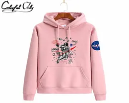 2020 Sweatshirts European American Men039s Herbst und Winter New Cotton plus Samt gedruckt NASA Women039s Pullover Hoodie S31927527354335