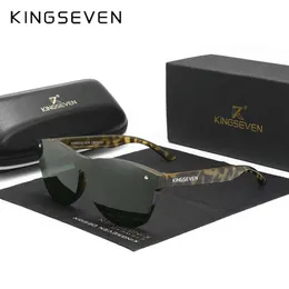نظارة شمسية تصميم أزياء kingseven المرأة الشمسية tr90 نظارات مستقطبة السفر رجال الرجعية نظارات Sonnenbrille Herren G240529
