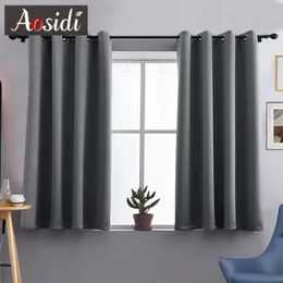 Modern Blackout Kort gardiner för vardagsrum Kök Bay Window Curtain för sovrum Redit Cortinas persienner Rideaux Decor 240517