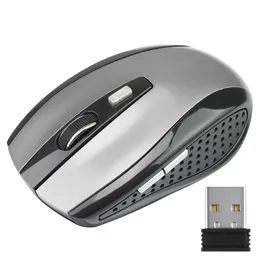24 GHz Wireless Mouse regolabile DPI 6 pulsanti Topi wireless di gioco ottico con ricevitore USB per PC computer CKDKV