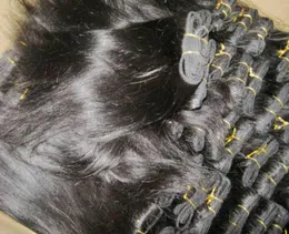 Säljer 20pcslot peruansk rak bearbetat mänskligt hår wefts fina väver virkade mjuka hårstrån hela affär8635901