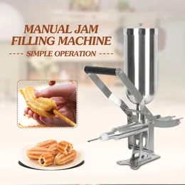 Schaltmarm Marmelade Füllmaschine für Kuchen Puff Cream Churros Füllmaschinen Saucen -Füllmaschine