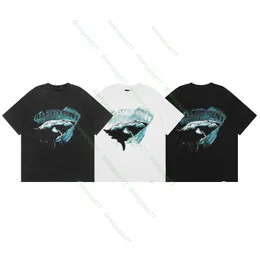 European and American fashion brand REPRESENTE new VTG shark print heavyweight washed old high street loose short sleeved T-shirt