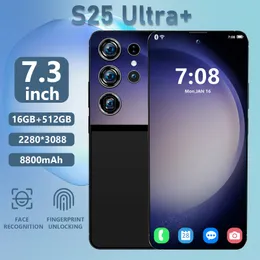 Nuovo S25 Ultra Nuovo Smartphone 5G Global Edition 5G Ultra Slim Edition 16GB+1TB 8800MAH 48MP+72MP QUALCOMM8 GEN 4G/5G Telefono di rete Android