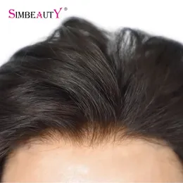100% человеческие волосы мужчины Toupee Natural Hairline Full Skin Pu Base Line Thin 0,1 мм мужской парики.
