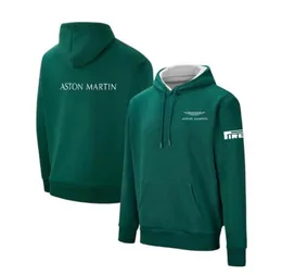 Spazzanti con cappuccio Men039s 2022 Autumn e Winter Racing Suit Team Longsleved Green Pullover Green Pullover Massure Custommen5203864
