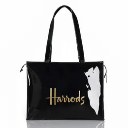 Ekologiczna torba posłańca PVC Waterproof London Shopper Ladies ramię torebki zakupowe żeńska swobodna torba bolsas de Mujer 240520