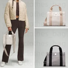 LL Yoga Bags Женская холст дизайнерская сумочка 2024 Новая сумка для мамы сумки с большой емкостью сумки для плеча
