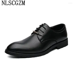 حذاء اللباس الرسمي ديربي الرجال الإيطاليين الأسود الأنيق لمكتب 2024 الأعمال Zapatos de Vestir Los Hombres