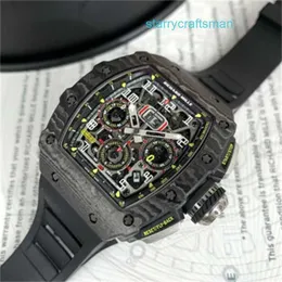 RichAmills tittar på RM Tourbillon Wristwatch RM11-03 Black Knight NTPT Herrmode Fritid Business Sports Chronicle Chronological Mechanical Wristwatch WN-BTV4