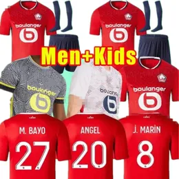 24 25 LOSC LILLE SOCCER JESEYS CABELLA DAVID FONTE BAMBA YAZICI FOUNING SHIRTS 2024 25 Jikone T.Weah L.ARAUJO