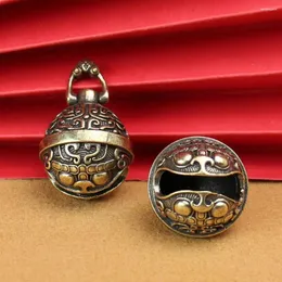 Decorative Figurines Gluttonous Bell Chinese Style Can Be Hung Retro Waist Accessories Brass Small Copperware For Gifts