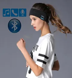 요가 체육관 수면 스포츠 이어 피스 6087020을위한 뜨개질 음악 헤드 밴드 헤드 밴드 마이크 무선 Bluetooth 이어폰 헤드폰