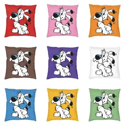 Pillow Asterix And Obelix Dogmatix Cover 45x45 Cm Funny Cartoon Dog Idefix Throw Cases For Sofa Chair Pillowcase