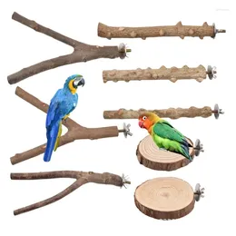 Other Bird Supplies 8xMultifunctional Parrots Stand Branch Grinding Scratcher Toy For Conure Lovebirds Finches Platform Hammock Standing