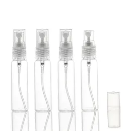 Mini sprey şişeleri 10ml berrak cam parfüm şişeleri doldurulabilir ince sis sprey şişeleri boş koku örnek sprey kapları kozmetik atomizer seyahat için