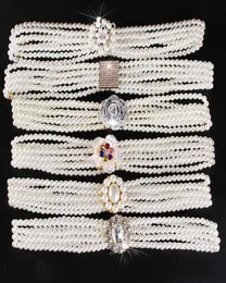Mast -Selling Pearl Belt für Frauen Kristall Schärpe Hochzeit Brautgürtel Designer sexy Brautjungfern Kleid Girl Taillenkette 4482488
