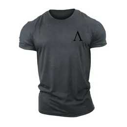 남자 티셔츠 3D 프린팅 스파르타 단조-체육관 티셔츠 고품질면 캐주얼 남성 짧은 슬리브 탑 근육 남자 터프 가이 티셔츠 Z240531