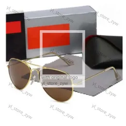 Ray Sonnenbrille Designer Flieger Sonnenbrille für Männer Raycans Brille Frau UV400 Schutzschatten Realglas Objektiv Gold Metall Rahmen Fahren Sunniting Bbe