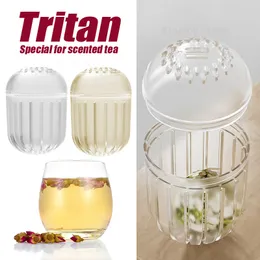 Tritan Tea Siler Rose Chrysanthemum Tea Filter Infuser Water Bottle TEAPOT LEAF Separator Ball Shape Teaware Drinkware Tools Tools