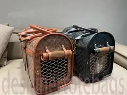 Yüksek kaliteli tasarımcı evcil hayvan taşıyıcı duffel çantalar moda köpek taşıyıcı debriyaj kadın çanta çapraz el çantaları çanta çanta bagajları mektup c çanta