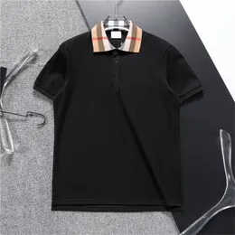 Męska koszula Polo Shirt koszula polo haft haftowe krótkie rękaw męski pure bawełniane oddychające wysokiej jakości A13
