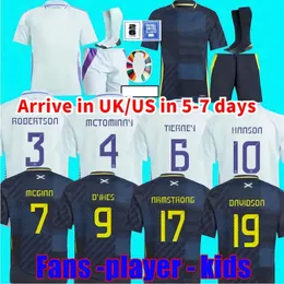 24 25 SCOTLAND SHIRT FOOTORD 2024 2025 SCOTTISH 150 LAT SOCCER Jerseys Home Edition Adams Tierney Dykes Christie McGonn McKenna Men Kit Kit Suit