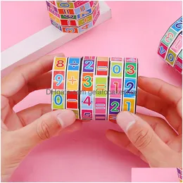 OUTROS FESTOS DE EVENTO DE EVENTO 10pcs Kids Educational Toy Aritmetic Magic Block Perfeito para Favores Pinata Stuffers Birthday Gift Bag Dhews