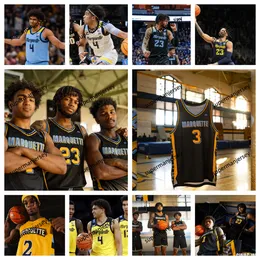 Marquette Golden Eagles Basketball Jersey Custom Stitched NCAA College  Gear, 2025 Roster: Kolek, Jones, Ighodaro, Lucas, Mitchell, Walson