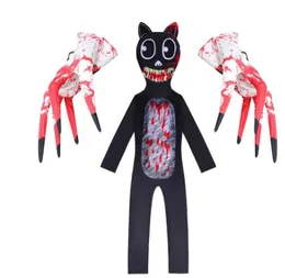 Siren Head Costume Black Cat Cosplay Bodysuit Kids Anime Fancy Dress  for Carnival Party, New Clothing