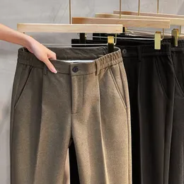Black Cargo Pants Mens Autumn And Winter High Street Fashion